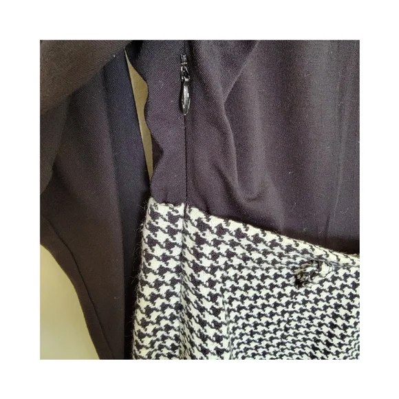 Lauren Ralph Lauren Women's size 8 Black and White Houndstooth Mini Dress. - Picture 5 of 9